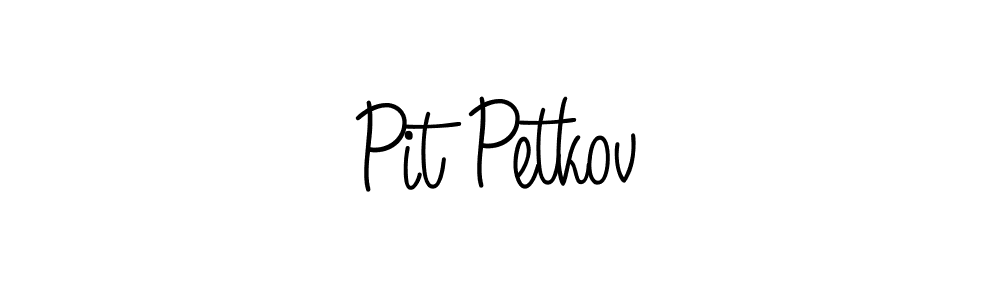 Use a signature maker to create a handwritten signature online. With this signature software, you can design (Angelique-Rose-font-FFP) your own signature for name Pit Petkov. Pit Petkov signature style 5 images and pictures png