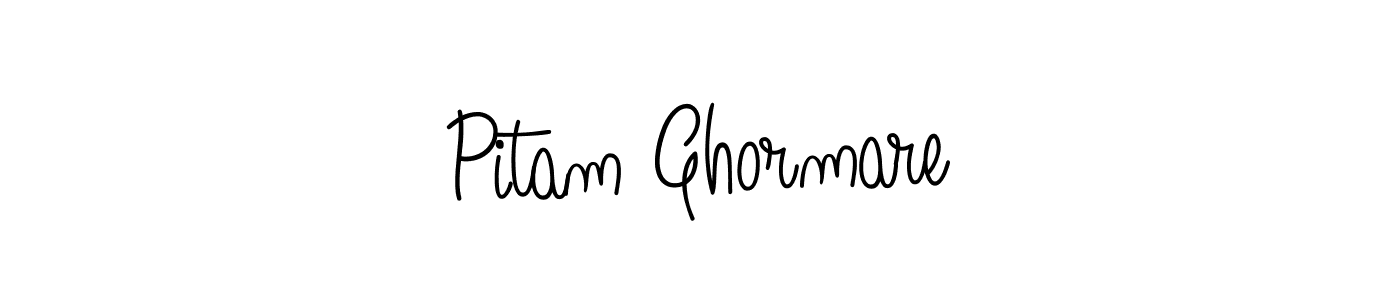 Make a short Pitam Ghormare signature style. Manage your documents anywhere anytime using Angelique-Rose-font-FFP. Create and add eSignatures, submit forms, share and send files easily. Pitam Ghormare signature style 5 images and pictures png