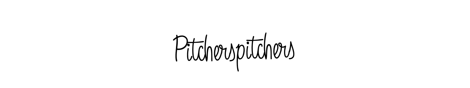 How to Draw Pitcherspitchers signature style? Angelique-Rose-font-FFP is a latest design signature styles for name Pitcherspitchers. Pitcherspitchers signature style 5 images and pictures png