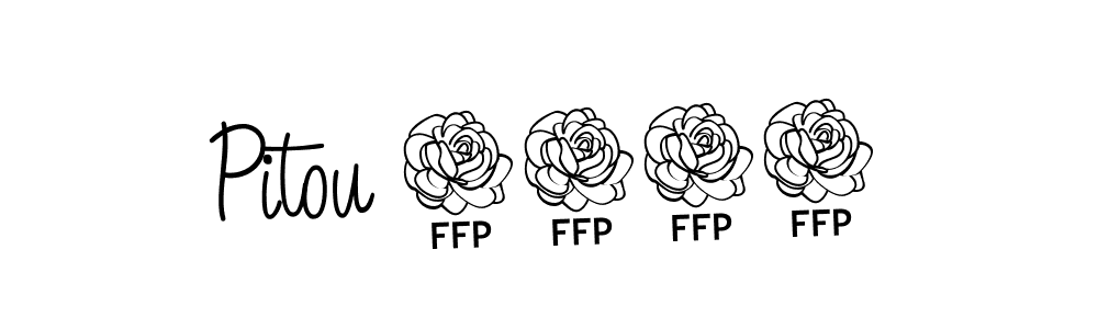 How to make Pitou 0707 signature? Angelique-Rose-font-FFP is a professional autograph style. Create handwritten signature for Pitou 0707 name. Pitou 0707 signature style 5 images and pictures png