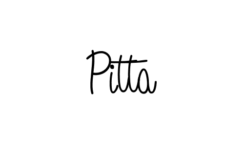 You should practise on your own different ways (Angelique-Rose-font-FFP) to write your name (Pitta) in signature. don't let someone else do it for you. Pitta signature style 5 images and pictures png