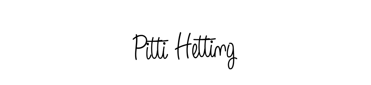 Similarly Angelique-Rose-font-FFP is the best handwritten signature design. Signature creator online .You can use it as an online autograph creator for name Pitti Hetting. Pitti Hetting signature style 5 images and pictures png