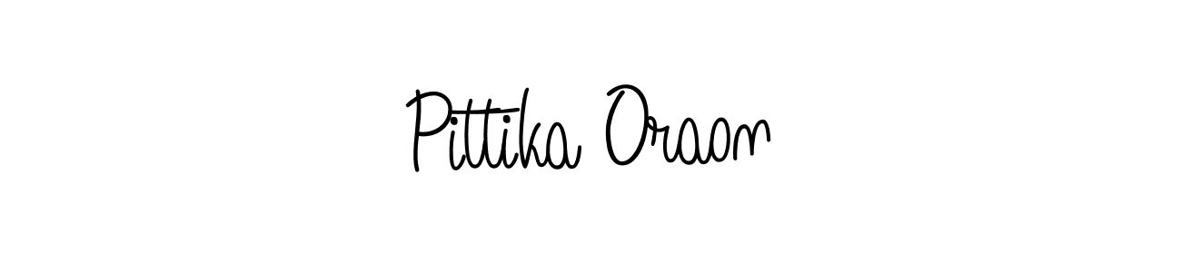 Create a beautiful signature design for name Pittika Oraon. With this signature (Angelique-Rose-font-FFP) fonts, you can make a handwritten signature for free. Pittika Oraon signature style 5 images and pictures png