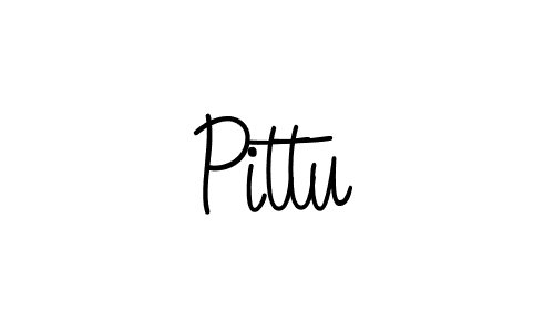 Make a beautiful signature design for name Pittu. With this signature (Angelique-Rose-font-FFP) style, you can create a handwritten signature for free. Pittu signature style 5 images and pictures png