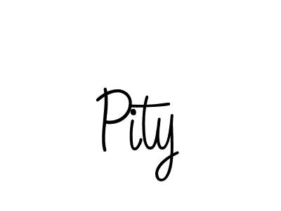 How to make Pity signature? Angelique-Rose-font-FFP is a professional autograph style. Create handwritten signature for Pity name. Pity signature style 5 images and pictures png