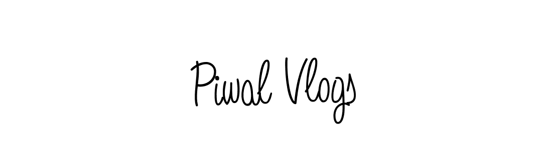 Also You can easily find your signature by using the search form. We will create Piwal Vlogs name handwritten signature images for you free of cost using Angelique-Rose-font-FFP sign style. Piwal Vlogs signature style 5 images and pictures png