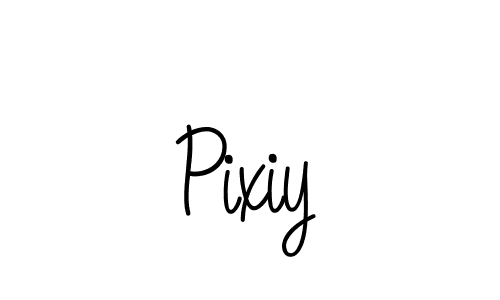 How to make Pixiy name signature. Use Angelique-Rose-font-FFP style for creating short signs online. This is the latest handwritten sign. Pixiy signature style 5 images and pictures png