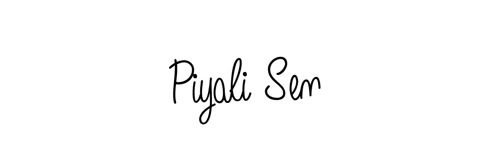 Make a beautiful signature design for name Piyali Sen. With this signature (Angelique-Rose-font-FFP) style, you can create a handwritten signature for free. Piyali Sen signature style 5 images and pictures png
