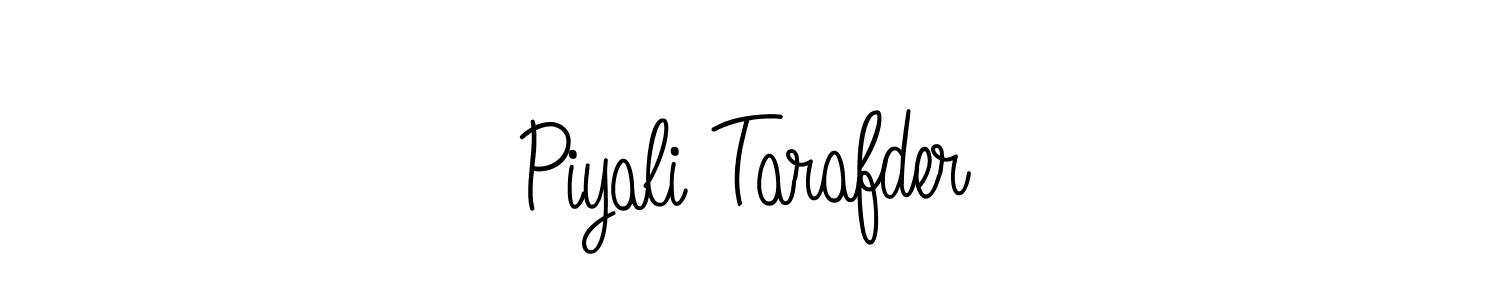 Piyali Tarafder stylish signature style. Best Handwritten Sign (Angelique-Rose-font-FFP) for my name. Handwritten Signature Collection Ideas for my name Piyali Tarafder. Piyali Tarafder signature style 5 images and pictures png