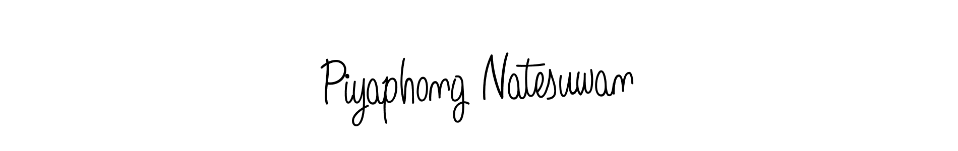 Create a beautiful signature design for name Piyaphong Natesuwan. With this signature (Angelique-Rose-font-FFP) fonts, you can make a handwritten signature for free. Piyaphong Natesuwan signature style 5 images and pictures png