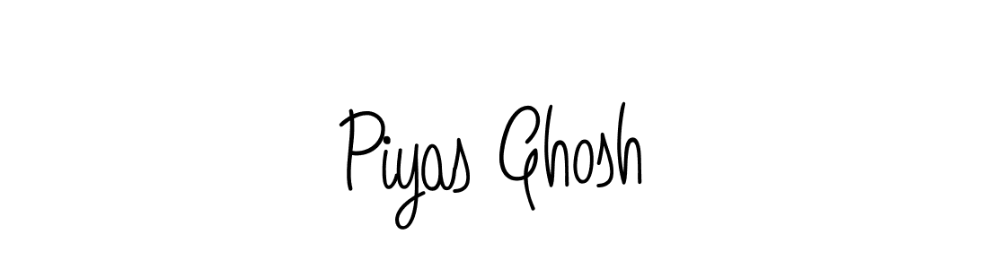 Piyas Ghosh stylish signature style. Best Handwritten Sign (Angelique-Rose-font-FFP) for my name. Handwritten Signature Collection Ideas for my name Piyas Ghosh. Piyas Ghosh signature style 5 images and pictures png