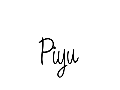 Also we have Piyu name is the best signature style. Create professional handwritten signature collection using Angelique-Rose-font-FFP autograph style. Piyu signature style 5 images and pictures png