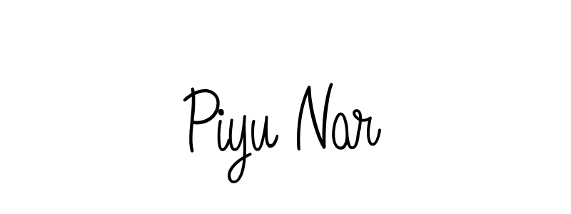 Best and Professional Signature Style for Piyu Nar. Angelique-Rose-font-FFP Best Signature Style Collection. Piyu Nar signature style 5 images and pictures png