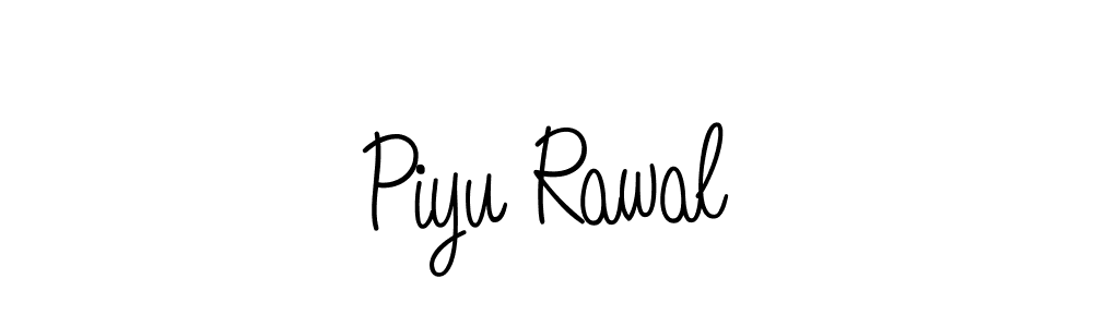 Also we have Piyu Rawal name is the best signature style. Create professional handwritten signature collection using Angelique-Rose-font-FFP autograph style. Piyu Rawal signature style 5 images and pictures png