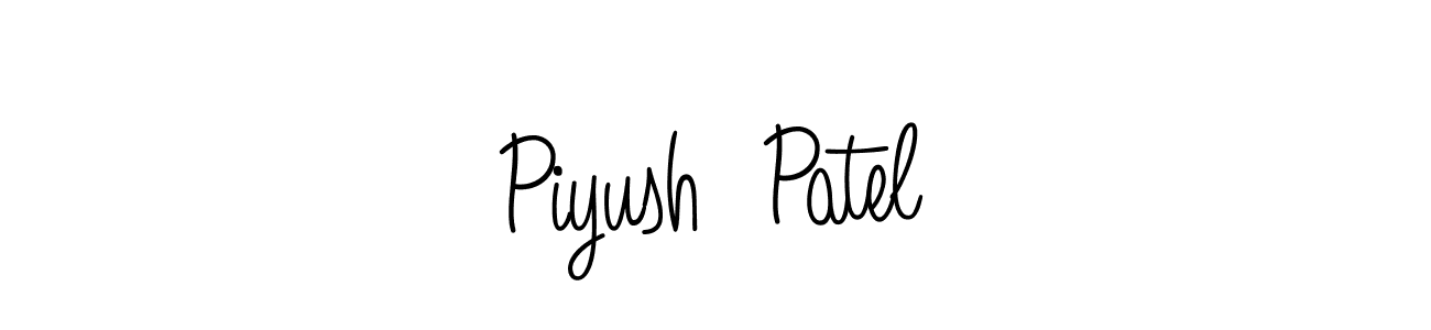 Make a beautiful signature design for name Piyush  Patel. Use this online signature maker to create a handwritten signature for free. Piyush  Patel signature style 5 images and pictures png