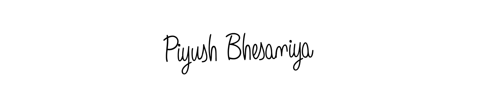 Once you've used our free online signature maker to create your best signature Angelique-Rose-font-FFP style, it's time to enjoy all of the benefits that Piyush Bhesaniya name signing documents. Piyush Bhesaniya signature style 5 images and pictures png