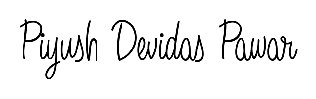 Upgrade your professional image with Piyush Devidas Pawar signature created with Angelique-Rose-font-FFP font. Fast, free, and watermark-free download. Piyush Devidas Pawar signature style 5 images and pictures png