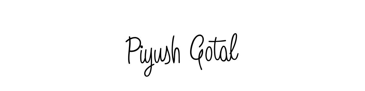 Once you've used our free online signature maker to create your best signature Angelique-Rose-font-FFP style, it's time to enjoy all of the benefits that Piyush Gotal name signing documents. Piyush Gotal signature style 5 images and pictures png