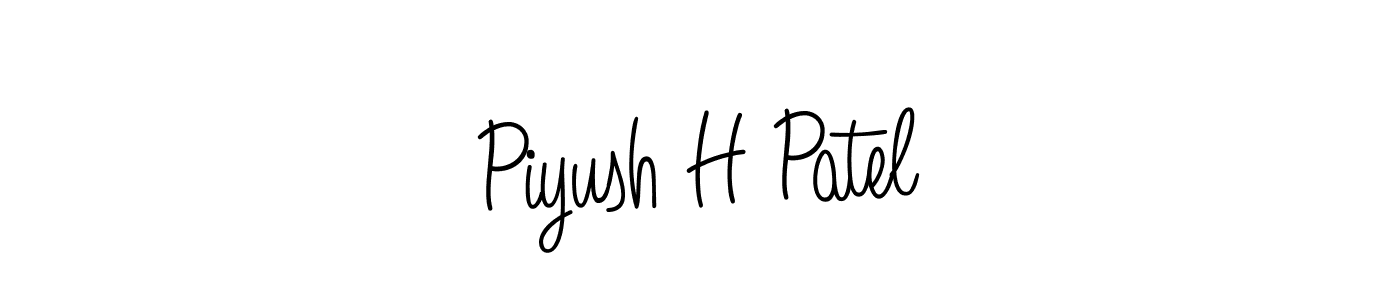 How to Draw Piyush H Patel signature style? Angelique-Rose-font-FFP is a latest design signature styles for name Piyush H Patel. Piyush H Patel signature style 5 images and pictures png