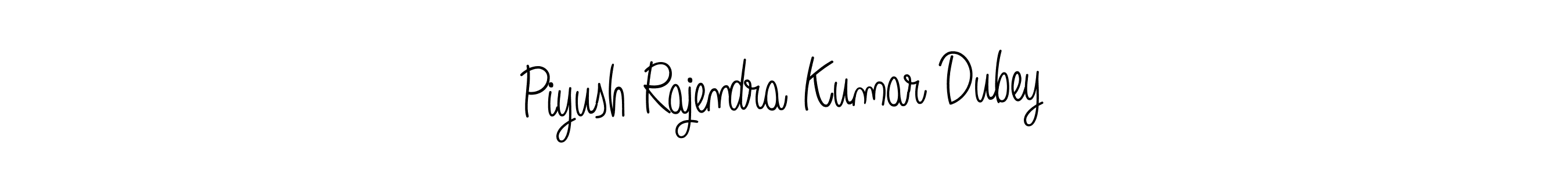 Also we have Piyush Rajendra Kumar Dubey name is the best signature style. Create professional handwritten signature collection using Angelique-Rose-font-FFP autograph style. Piyush Rajendra Kumar Dubey signature style 5 images and pictures png