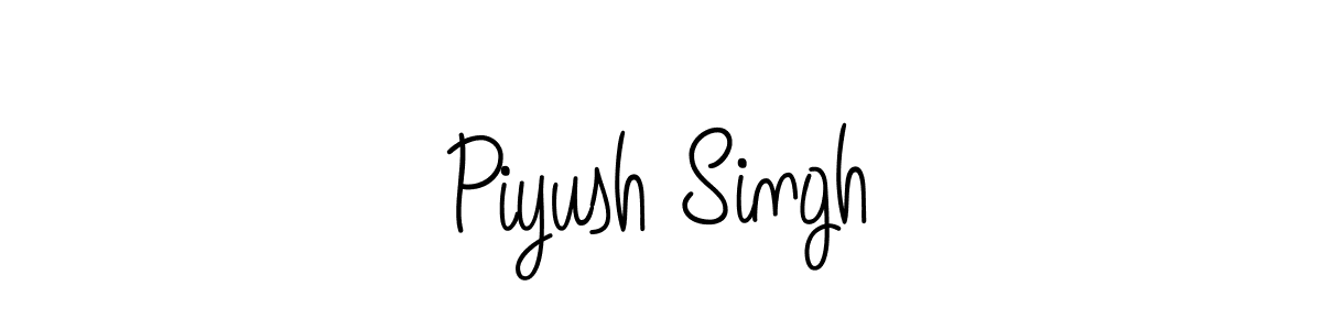 Piyush Singh stylish signature style. Best Handwritten Sign (Angelique-Rose-font-FFP) for my name. Handwritten Signature Collection Ideas for my name Piyush Singh. Piyush Singh signature style 5 images and pictures png