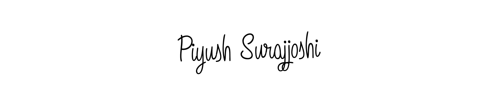 How to Draw Piyush Surajjoshi signature style? Angelique-Rose-font-FFP is a latest design signature styles for name Piyush Surajjoshi. Piyush Surajjoshi signature style 5 images and pictures png