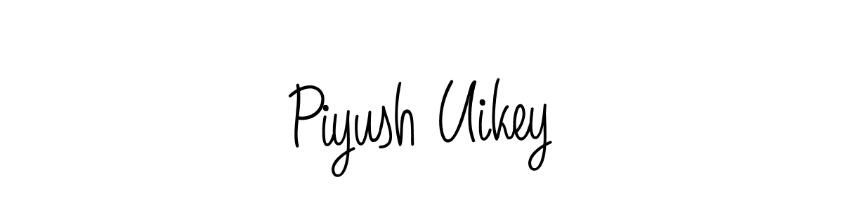 Angelique-Rose-font-FFP is a professional signature style that is perfect for those who want to add a touch of class to their signature. It is also a great choice for those who want to make their signature more unique. Get Piyush Uikey name to fancy signature for free. Piyush Uikey signature style 5 images and pictures png