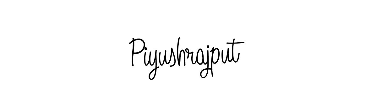 How to make Piyushrajput signature? Angelique-Rose-font-FFP is a professional autograph style. Create handwritten signature for Piyushrajput name. Piyushrajput signature style 5 images and pictures png