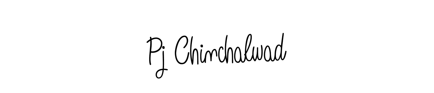 Also we have Pj Chinchalwad name is the best signature style. Create professional handwritten signature collection using Angelique-Rose-font-FFP autograph style. Pj Chinchalwad signature style 5 images and pictures png