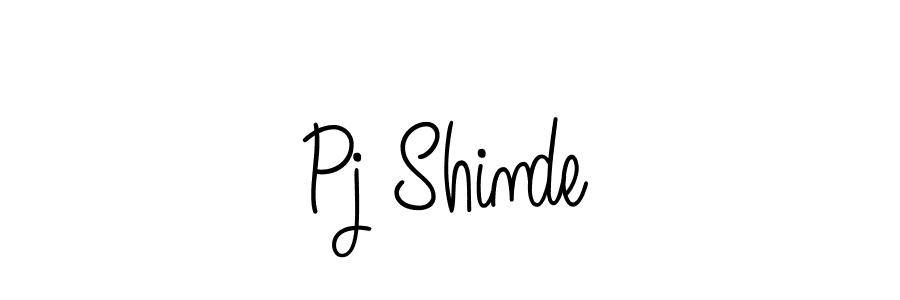 Design your own signature with our free online signature maker. With this signature software, you can create a handwritten (Angelique-Rose-font-FFP) signature for name Pj Shinde. Pj Shinde signature style 5 images and pictures png