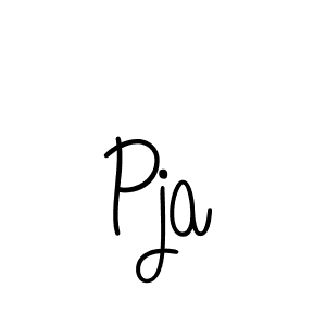 How to make Pja name signature. Use Angelique-Rose-font-FFP style for creating short signs online. This is the latest handwritten sign. Pja signature style 5 images and pictures png