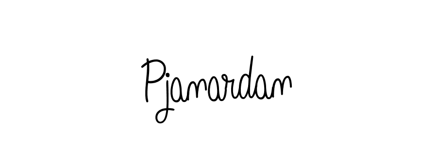 Design your own signature with our free online signature maker. With this signature software, you can create a handwritten (Angelique-Rose-font-FFP) signature for name Pjanardan. Pjanardan signature style 5 images and pictures png