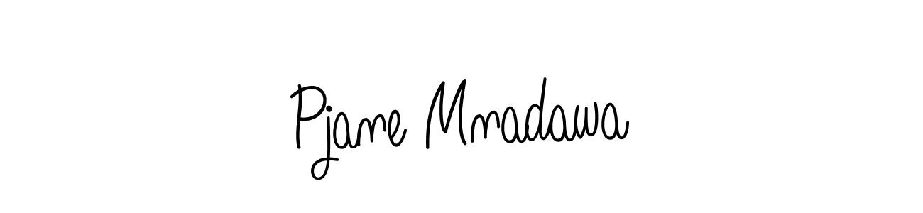 Create a beautiful signature design for name Pjane Mnadawa. With this signature (Angelique-Rose-font-FFP) fonts, you can make a handwritten signature for free. Pjane Mnadawa signature style 5 images and pictures png