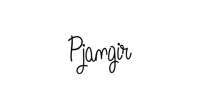 The best way (Angelique-Rose-font-FFP) to make a short signature is to pick only two or three words in your name. The name Pjangir include a total of six letters. For converting this name. Pjangir signature style 5 images and pictures png