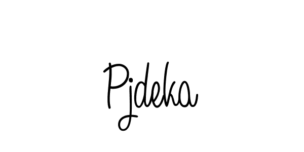 Design your own signature with our free online signature maker. With this signature software, you can create a handwritten (Angelique-Rose-font-FFP) signature for name Pjdeka. Pjdeka signature style 5 images and pictures png