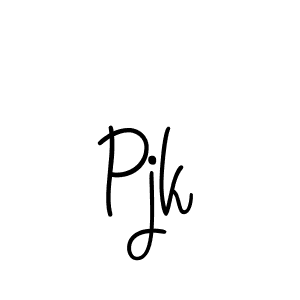 if you are searching for the best signature style for your name Pjk. so please give up your signature search. here we have designed multiple signature styles  using Angelique-Rose-font-FFP. Pjk signature style 5 images and pictures png