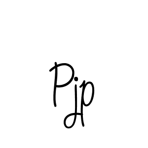 The best way (Angelique-Rose-font-FFP) to make a short signature is to pick only two or three words in your name. The name Pjp include a total of six letters. For converting this name. Pjp signature style 5 images and pictures png