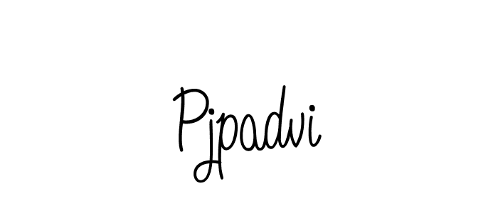 How to make Pjpadvi signature? Angelique-Rose-font-FFP is a professional autograph style. Create handwritten signature for Pjpadvi name. Pjpadvi signature style 5 images and pictures png