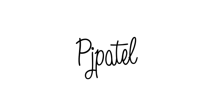 Create a beautiful signature design for name Pjpatel. With this signature (Angelique-Rose-font-FFP) fonts, you can make a handwritten signature for free. Pjpatel signature style 5 images and pictures png