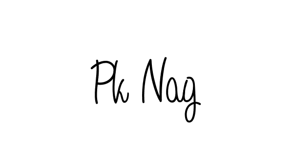 Create a beautiful signature design for name Pk Nag. With this signature (Angelique-Rose-font-FFP) fonts, you can make a handwritten signature for free. Pk Nag signature style 5 images and pictures png