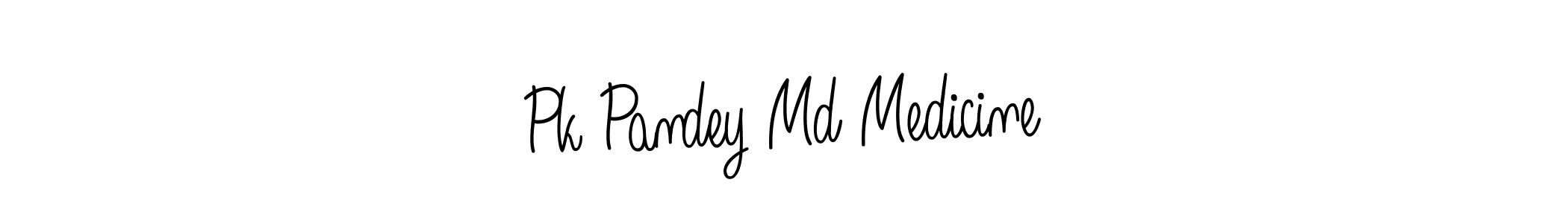 How to make Pk Pandey Md Medicine name signature. Use Angelique-Rose-font-FFP style for creating short signs online. This is the latest handwritten sign. Pk Pandey Md Medicine signature style 5 images and pictures png