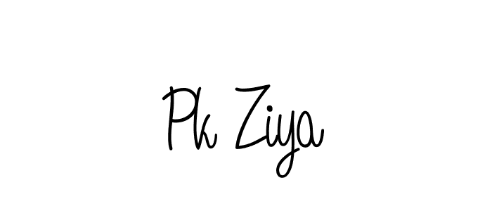 Make a short Pk Ziya signature style. Manage your documents anywhere anytime using Angelique-Rose-font-FFP. Create and add eSignatures, submit forms, share and send files easily. Pk Ziya signature style 5 images and pictures png