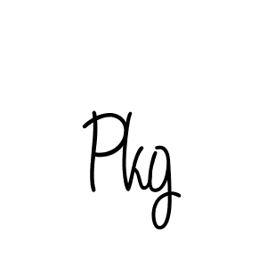 Design your own signature with our free online signature maker. With this signature software, you can create a handwritten (Angelique-Rose-font-FFP) signature for name Pkg. Pkg signature style 5 images and pictures png