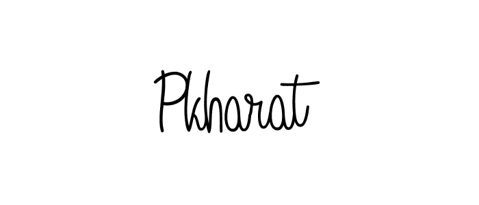 Make a beautiful signature design for name Pkharat. With this signature (Angelique-Rose-font-FFP) style, you can create a handwritten signature for free. Pkharat signature style 5 images and pictures png