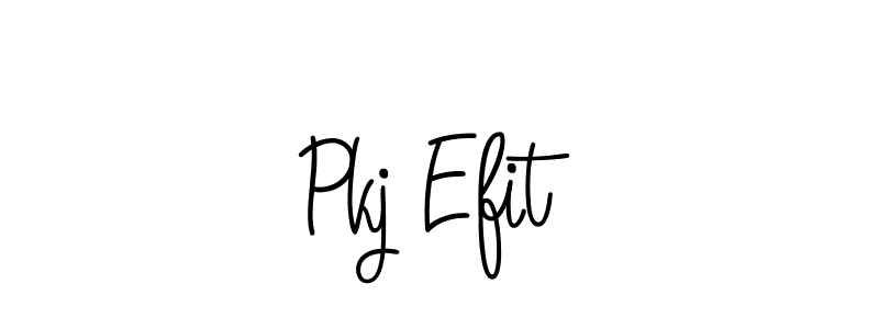 Make a beautiful signature design for name Pkj Efit. Use this online signature maker to create a handwritten signature for free. Pkj Efit signature style 5 images and pictures png