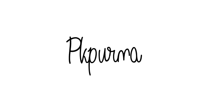 You should practise on your own different ways (Angelique-Rose-font-FFP) to write your name (Pkpurna) in signature. don't let someone else do it for you. Pkpurna signature style 5 images and pictures png