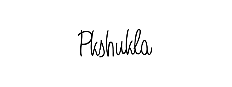 Also we have Pkshukla name is the best signature style. Create professional handwritten signature collection using Angelique-Rose-font-FFP autograph style. Pkshukla signature style 5 images and pictures png