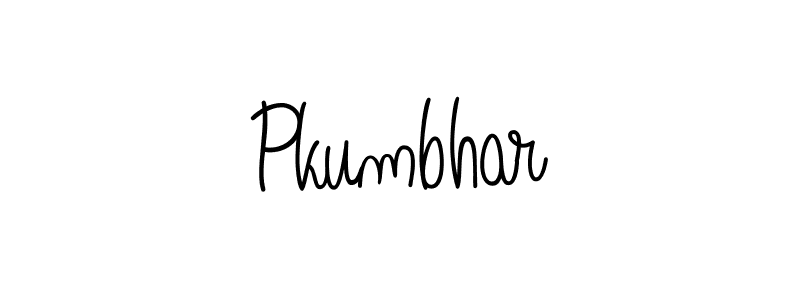 The best way (Angelique-Rose-font-FFP) to make a short signature is to pick only two or three words in your name. The name Pkumbhar include a total of six letters. For converting this name. Pkumbhar signature style 5 images and pictures png