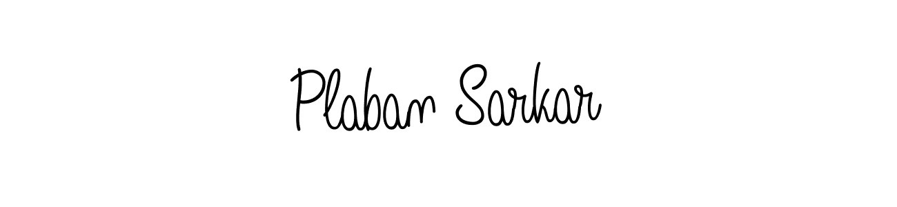 Make a beautiful signature design for name Plaban Sarkar. With this signature (Angelique-Rose-font-FFP) style, you can create a handwritten signature for free. Plaban Sarkar signature style 5 images and pictures png