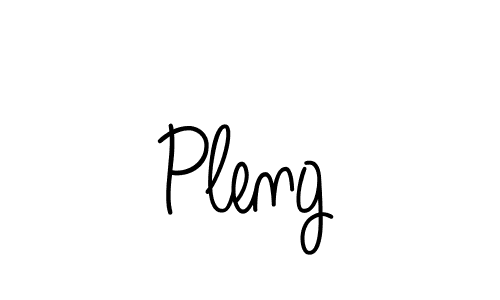 How to make Pleng name signature. Use Angelique-Rose-font-FFP style for creating short signs online. This is the latest handwritten sign. Pleng signature style 5 images and pictures png